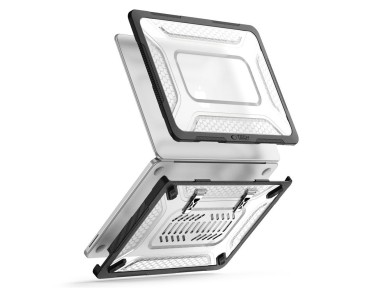 Tech-Protect Kevlar Pro Case for MacBook Neo 13" 2026 - Black and Clear