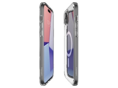 Capa Spigen Ultra Hybrid Mag com MagSafe para iPhone 15 - Branca
