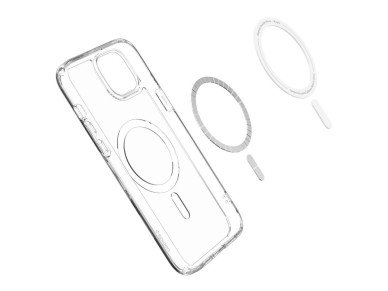 Capa Spigen Ultra Hybrid Mag com MagSafe para iPhone 15 - Branca