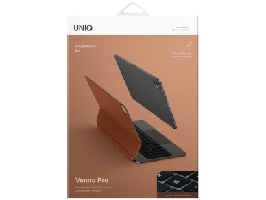 Uniq Venno Pro Magnetic Smart Keyboard Case for iPad 11" 2025 / iPad Air 11" 2024 / 2025 / iPad Pro Uniq Venno Pro Magnetic Smart Keyboard Case for iPad 11" 2025 / iPad Air 11" 2024 / 2025 / iPad Pro