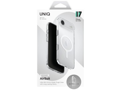 Uniq Airsuit Case for iPhone 17 Air Magclick Charging - Transparent Uniq Airsuit Case for iPhone 17 Air Magclick Charging - Transparent