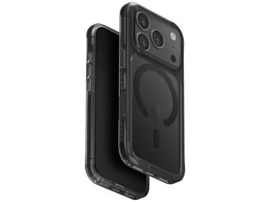 Funda con sistema de carga Magclick para iPhone 17 Pro de Uniq Combat - Negra Funda con sistema de carga Magclick para iPhone 17 Pro de Uniq Combat - Negra