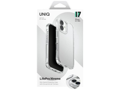 Capa Uniq Lifepro Xtreme para iPhone 17 - Transparente
