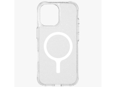 Funda de carga Uniq LifePro Xtreme Magclick para iPhone 17 - Transparente con purpurina Funda de carga Uniq LifePro Xtreme Magclick para iPhone 17 - Transparente con purpurina