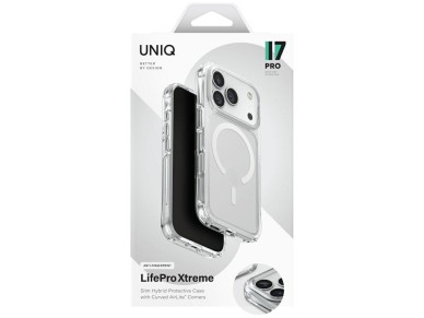 Uniq LifePro Xtreme Magclick Charging Case for iPhone 17 Pro - Clear-Glitter Uniq LifePro Xtreme Magclick Charging Case for iPhone 17 Pro - Clear-Glitter