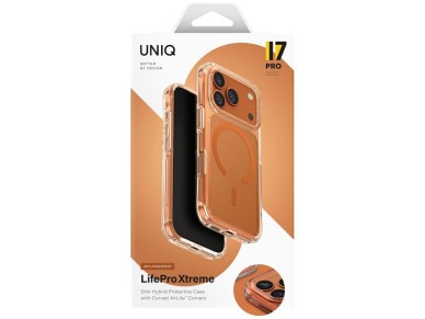 Uniq LifePro Xtreme Magclick Charging Case for iPhone 17 Pro - Orange Uniq LifePro Xtreme Magclick Charging Case for iPhone 17 Pro - Orange