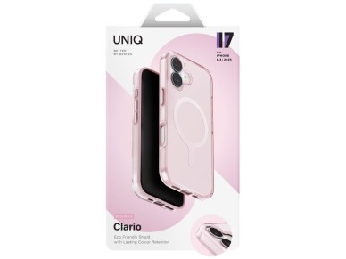 Uniq Clario Magclick Charging Case for iPhone 17 - Pink Uniq Clario Magclick Charging Case for iPhone 17 - Pink