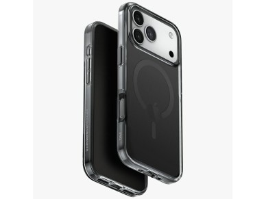 Funda de carga Uniq Clario Magclick para iPhone 17 Pro Max - Negra Funda de carga Uniq Clario Magclick para iPhone 17 Pro Max - Negra