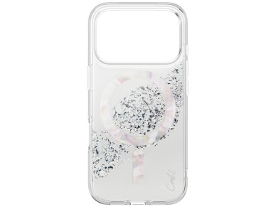 Capa de carregamento magnético Uniq Coehl Crystelle para iPhone 17 Pro - prata Capa de carregamento magnético Uniq Coehl Crystelle para iPhone 17 Pro - prata