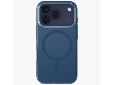 Capa de carregamento Uniq Clario Magclick para iPhone 17 Pro - Azul Capa de carregamento Uniq Clario Magclick para iPhone 17 Pro - Azul