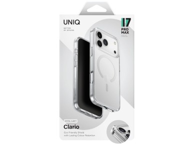 Uniq Clario Magclick Charging Case for iPhone 17 Pro Max - Transparent Uniq Clario Magclick Charging Case for iPhone 17 Pro Max - Transparent