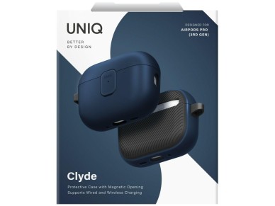 Capa Uniq Clyde para AirPods Pro de 3ª geração - Azul/Cinza Capa Uniq Clyde para AirPods Pro de 3ª geração - Azul/Cinza