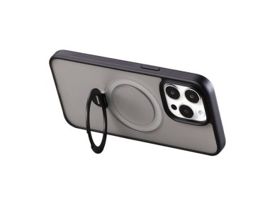 Joyroom JR-BP004 Magnetic Protective Case with Holder for iPhone 15 (Black) Joyroom JR-BP004 Magnetic Protective Case with Holder for iPhone 15 (Black)