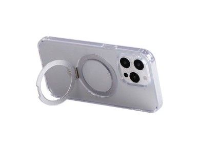 Funda protectora magnética para teléfono con soporte Joyroom JR-BP004 para iPhone 15 Pro (transparen Funda protectora magnética para teléfono con soporte Joyroom JR-BP004 para iPhone 15 Pro (transparen