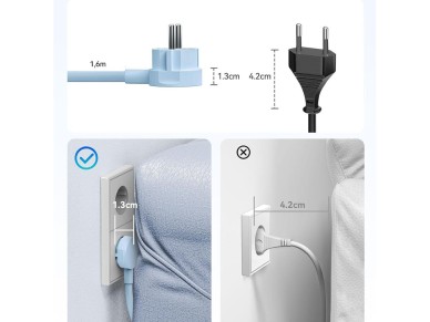 Orico PDC25 25W 6in1 Power Strip 2x AC + 2x USB-A + 2x USB-C - Blue Orico PDC25 25W 6in1 Power Strip 2x AC + 2x USB-A + 2x USB-C - Blue