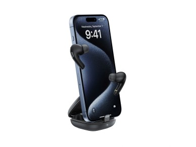 Acefast W4 TWS wireless in-ear headphones with phone stand function - black Acefast W4 TWS wireless in-ear headphones with phone stand function - black