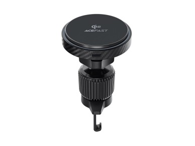 Acefast D33 Car Holder with Qi2 15W Magnetic Charger for Air Vent - Black Acefast D33 Car Holder with Qi2 15W Magnetic Charger for Air Vent - Black