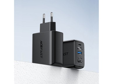 Acefast 2in1 charger GaN 65W USB Type C / USB, adapter HDMI adapter 4K 60Hz (set with cable) black ( Acefast 2in1 charger GaN 65W USB Type C / USB, adapter HDMI adapter 4K 60Hz (set with cable) black (
