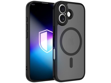 Capa 3mk Misty MagCase para iPhone 17 - Preta Capa 3mk Misty MagCase para iPhone 17 - Preta