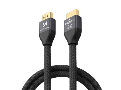 Wozinsky HDMI 2.1 Cable 8K 60 Hz 48 Gbps / 4K 120 Hz / 2K 144 Hz 2 m Silver (WHDMI-20)