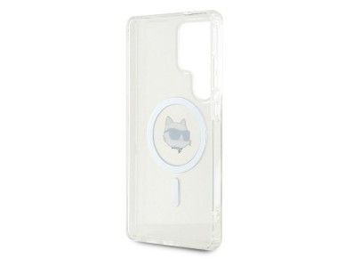 Capa Karl Lagerfeld com bot�o e logotipo da cabe�a de Choupette impressos, MagSafe, para Samsung Gal