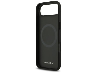 Mercedes Leather The Move MagSafe case for iPhone 17 Air - black Mercedes Leather The Move MagSafe case for iPhone 17 Air - black