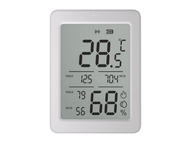 Sensor de temperatura y humedad SONOFF ZigBee SNZB-02DR2, paquete de 2 Sensor de temperatura y humedad SONOFF ZigBee SNZB-02DR2, paquete de 2