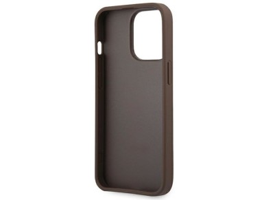 Guess GUHCP14X4GMGBR iPhone 14 Pro Max 6,7" brązowy/brown hardcase 4G Big Metal Logo Guess GUHCP14X4GMGBR iPhone 14 Pro Max 6,7" brązowy/brown hardcase 4G Big Metal Logo
