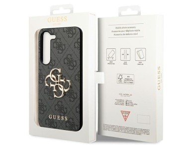 Guess GUHCS23S4GMGGR S23 S911 grey/grey hardcase 4G Big Metal Logo Guess GUHCS23S4GMGGR S23 S911 grey/grey hardcase 4G Big Metal Logo