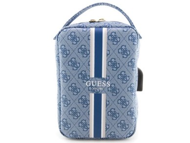 Organizador de bolso Guess GUHBP4RPSB azul/azul 4G con rayas estampadas