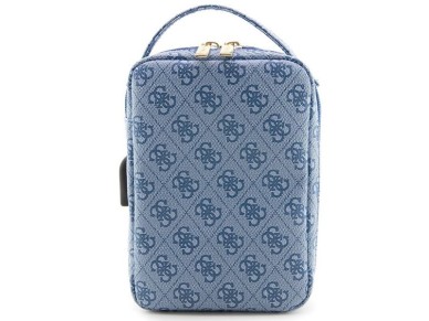 Organizador de bolso Guess GUHBP4RPSB azul/azul 4G con rayas estampadas