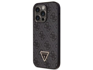 Guess GUHCP14LP4TDSCPK case for iPhone 14 Pro - black Crossbody 4G Metal Logo Guess GUHCP14LP4TDSCPK case for iPhone 14 Pro - black Crossbody 4G Metal Logo