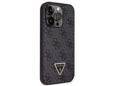 Guess GUHCP14LP4TDSCPK case for iPhone 14 Pro - black Crossbody 4G Metal Logo Guess GUHCP14LP4TDSCPK case for iPhone 14 Pro - black Crossbody 4G Metal Logo