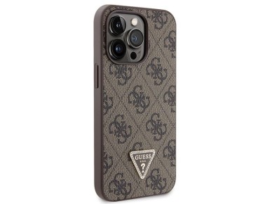 Guess GUHCP13LP4TDSCPW Case for iPhone 13 Pro / 13 - Brown Crossbody 4G Metal Logo Guess GUHCP13LP4TDSCPW Case for iPhone 13 Pro / 13 - Brown Crossbody 4G Metal Logo