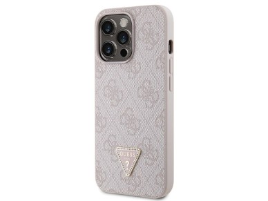 Funda Guess GUHCP13LP4TDSCPP para iPhone 13 Pro / 13 - Rosa, tipo bandolera, 4G, con logo metálico Funda Guess GUHCP13LP4TDSCPP para iPhone 13 Pro / 13 - Rosa, tipo bandolera, 4G, con logo metálico