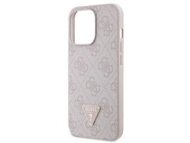 Funda Guess GUHCP13LP4TDSCPP para iPhone 13 Pro / 13 - Rosa, tipo bandolera, 4G, con logo metálico Funda Guess GUHCP13LP4TDSCPP para iPhone 13 Pro / 13 - Rosa, tipo bandolera, 4G, con logo metálico