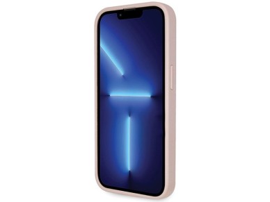 Guess GUHCP14LP4TDSCPP case for iPhone 14 Pro - pink Crossbody 4G Metal Logo Guess GUHCP14LP4TDSCPP case for iPhone 14 Pro - pink Crossbody 4G Metal Logo