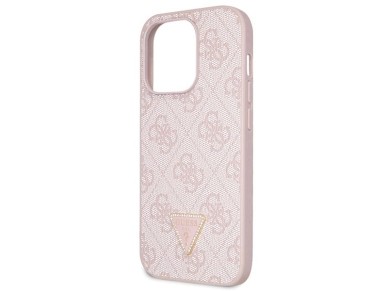 Guess GUHCP14LP4TDSCPP case for iPhone 14 Pro - pink Crossbody 4G Metal Logo Guess GUHCP14LP4TDSCPP case for iPhone 14 Pro - pink Crossbody 4G Metal Logo