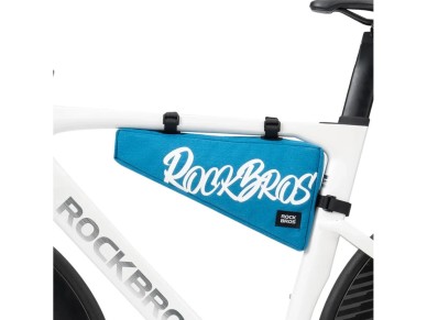Bolsa de quadro triangular Rockbros G008 Flash Journey tamanho XL 1,9 l - Azul Bolsa de quadro triangular Rockbros G008 Flash Journey tamanho XL 1,9 l - Azul