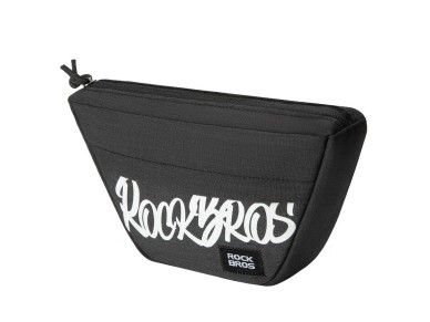 Rockbros G011 Flash Journey trapezoidal handlebar bike bag 0.7 l - black Rockbros G011 Flash Journey trapezoidal handlebar bike bag 0.7 l - black