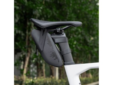 Rockbros AS-078-1 Bicycle Seat Bag with Smart Rear Light 0.8L - Black Rockbros AS-078-1 Bicycle Seat Bag with Smart Rear Light 0.8L - Black