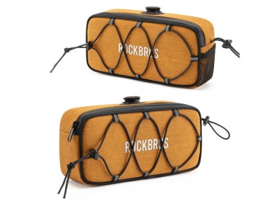 Rockbros TL001 ROAD TO SKY 1.9L Handlebar Bike Bag Waterproof - Orange Rockbros TL001 ROAD TO SKY 1.9L Handlebar Bike Bag Waterproof - Orange