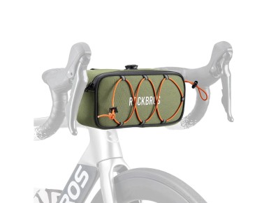 Rockbros TL001 ROAD TO SKY 1.9L Waterproof Handlebar Bike Bag - Green Rockbros TL001 ROAD TO SKY 1.9L Waterproof Handlebar Bike Bag - Green