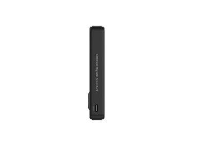 Powerbank Wozinsky WLWP-10KA0Y3S 22.5W PD Qi2 10000 mAh, com suporte, 1x USB-A, 1x USB-C - preto