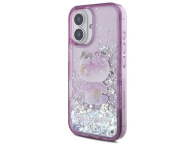 Hello Kitty Liquid Glitter 50TH Anniversary Party iPhone 16 Case - Purple Hello Kitty Liquid Glitter 50TH Anniversary Party iPhone 16 Case - Purple
