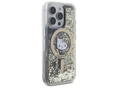 Hello Kitty Liquid Glitter Fever MagSafe Case for iPhone 16 Pro Max - Gold Hello Kitty Liquid Glitter Fever MagSafe Case for iPhone 16 Pro Max - Gold