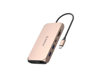 Orico XCR 12in1 USB-C Docking Station 2x USB-A 3.1 1x USB-A 2.0 1x USB-C PD 100W 1x USB-C 3.1 2x HDM Orico XCR 12in1 USB-C Docking Station 2x USB-A 3.1 1x USB-A 2.0 1x USB-C PD 100W 1x USB-C 3.1 2x HDM