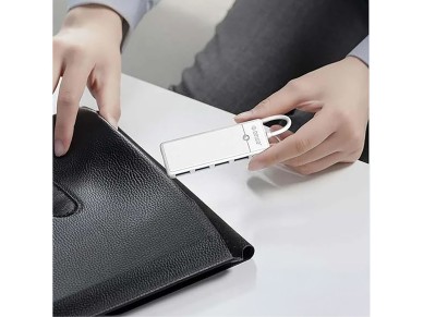 Orico PAPW4A-C3 USB Hub 4-port 4x USB-A 3.0 0.15 m - white