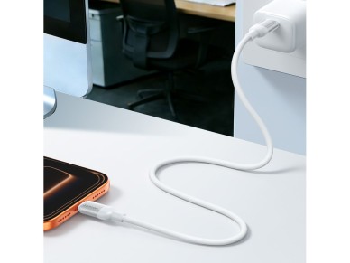 Joyroom S-A62 Lively Series 3A USB-A - USB-C cable 1.2 m - white