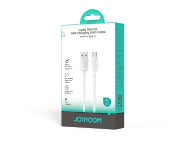 Joyroom S-A62 Lively Series 3A USB-A - USB-C cable 1.2 m - white
